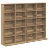 vidaXL Kabinet na płyty CD 2 szt. Dąb artisan 65 x 23,5 x 97,5 cm
