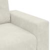 vidaXL Sofa Fotel Kremowy 100x78x80 cm Aksamit