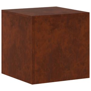 vidaXL Stojak na rośliny Rdzawy 40 x 40 x 40 cm Stal kortenowska
