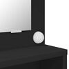 vidaXL Toaletki do sypialni z szufladą Czarny 80 x 39,6 x 135 cm