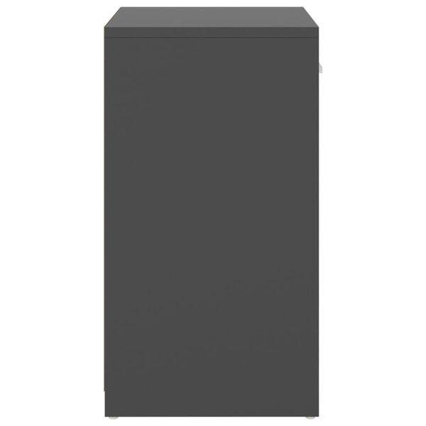 vidaXL Ławka z miejscem na buty, szara, 94,5x31x57 cm