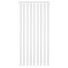 vidaXL Żaluzje pionowe z białego materiału 120x250 cm