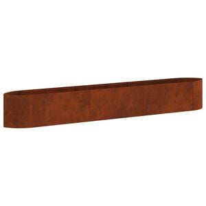 vidaXL Podniesione Ł&oacute;żko Ogrodowe Stal kortenowska 300 x 40 x 40 cm