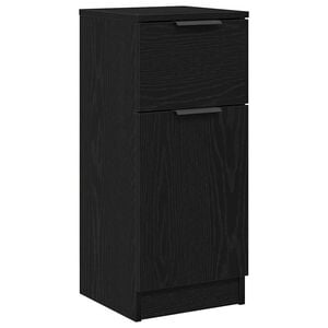 vidaXL Bufet Czarny Dąb 30 x 30 x 70 cm Drewno inżynieryjne