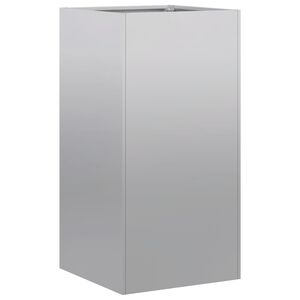vidaXL Doniczka 40x40x80 cm Stal ocynkowana