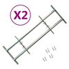 vidaXL Kraty bezpieczeństwa na okno z regulacją, 2 szt., 1000-1500 mm