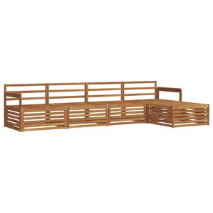 vidaXL Zestaw sof na zewnątrz 5 pcs Naturalny