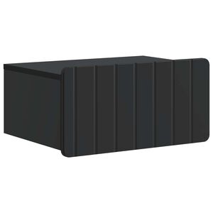 vidaXL Wisząca Szafka Nocna z szufladą Czarny 49 x 34,5 x 24 cm