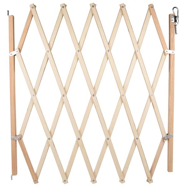 FLAMINGO Rozciągana bramka bezpieczeństwa Mont, drewniana, 107x83 cm