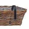 vidaXL Hanging Planter Kosz 2 pcs Brązowy 48 x 22 x 15 cm Rattan Lacak