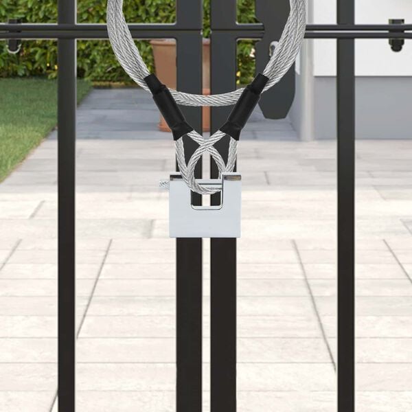 vidaXL Kł&oacute;dka 12 pcs Srebrny 4,2 x 1,9 x 4 cm Żelazo