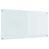 vidaXL Panel kuchenny Biały 120 x 60 cm szkło hartowane