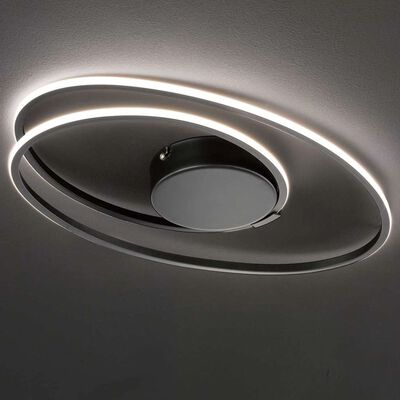 Wofi Lampa sufitowa Nia, LED, 50 x 12 cm, czarna