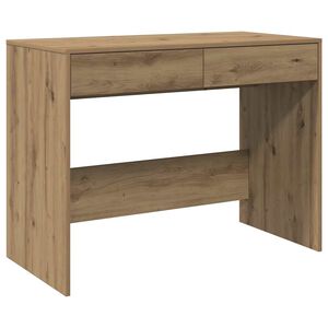 vidaXL Biurko, dąb artisan, 101x50x76,5 cm, materiał drewnopochodny