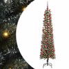 vidaXL Sztuczna choinka z podstawą Zielony 180 cm PVC, plastik i stal