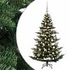 vidaXL Sztuczna choinka z bombką 120 cm 150 LED Ciepła biel PE i PVC