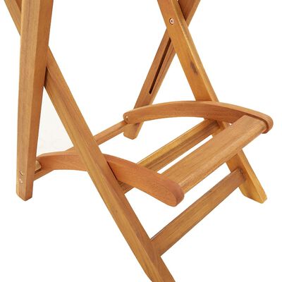 vidaXL Składane krzesła barowe do ogrodu, 2 szt., lite drewno akacjowe