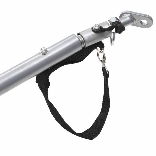 vidaXL Przyczepka rowerowa, 65 kg, czarno-żółta