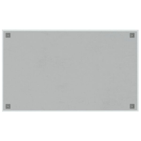 vidaXL Tablica magnetyczna ścienna biała 100x60 cm szkło hartowane