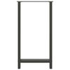 vidaXL Nogi do stołu barowego Antracyt 2 szt. 60x(110-111) cm Stal