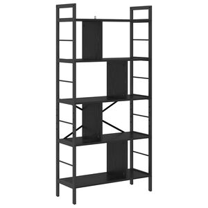 vidaXL P&oacute;łka na książki 9 poziomy 75 x 30 x 156 cm Drewno inżynieryjne