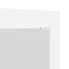 vidaXL Wieszak na płaszcze montowany na ścianie Biały 96 x 1.5 x 90 cm