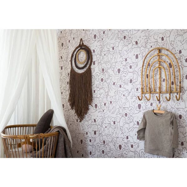 KidsDepot Wieszak na odzież Ruby, rattanowy