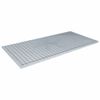 vidaXL Ruszt srebrny 100 x 50 x 2 cm Stal ocynkowana na gorąco