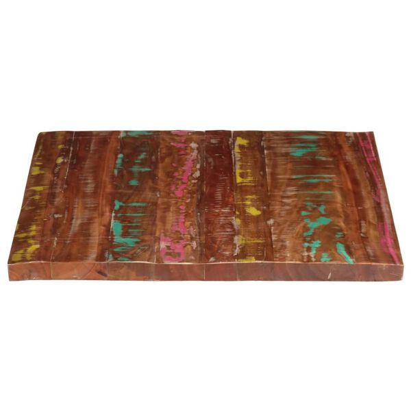 vidaXL Blat stołu, 90x80x3,8 cm, prostokątny, lite drewno z odzysku