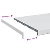 vidaXL Parapet okienny Biały 140 x 45 x 4,5 cm PVC