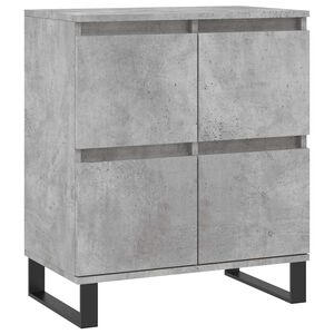 vidaXL Komoda, szarość betonu, 60x35x70 cm, materiał drewnopochodny