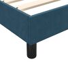 vidaXL Ł&oacute;żko typu Box Spring bez materaca Ciemnoniebieskie 140x220 cm