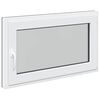 vidaXL Okno piwniczne RISOR 100 x 60 cm PVC i szkło antracytowy