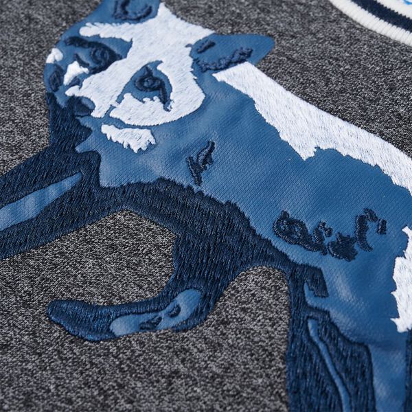 Bluza dziecięca, granatowy melanż, 104