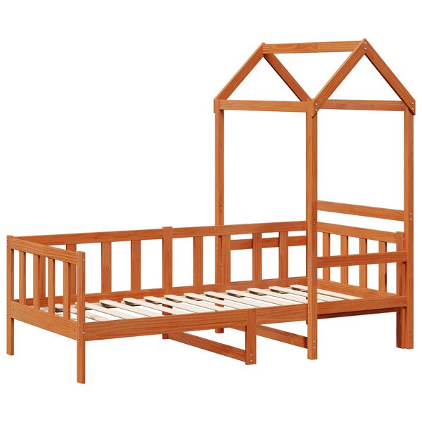 vidaXL Zestaw Ł&oacute;żka Dziennie 2 pcs Woskowy Brąz Lite drewno sosnowe