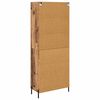 vidaXL Highboard Montowane na ścianie Stare drewno 69,5 x 34 x 180 cm