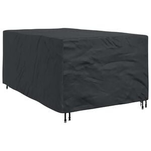 vidaXL Pokrowiec na meble Gładki Czarny 143 x 225 x 90 cm 420D