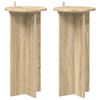 vidaXL Stojak na rośliny 2 pcs dąb Sonoma 29,5 x 29,5 x 60 cm