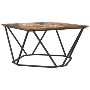 vidaXL Stolik kawowy Dąb wędzony 80 x 80 x 45 cm