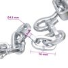 vidaXL Łańcuchy śniegowe, 2 szt., 16 mm, SUV, 4x4, rozmiar 450