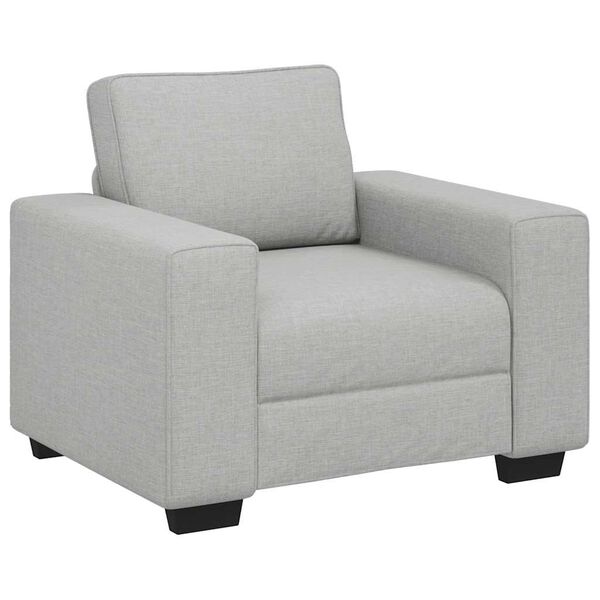 vidaXL Sofa Fotel Cloud Grey 100x77x82 cm Tkanina