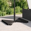 vidaXL Obciążniki do parasola, 2 szt., czarny granit, tr&oacute;jkątne, 14 kg