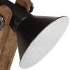 vidaXL Lampa stołowa, 25 W, czarna, 23x13x52 cm, E27