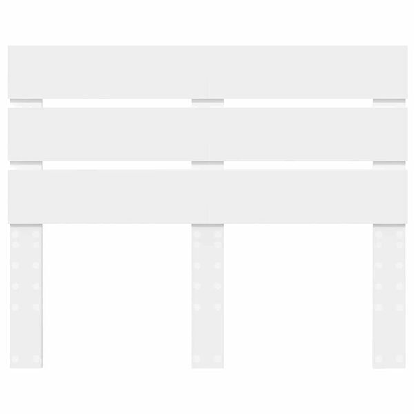 vidaXL Zagł&oacute;wek Z zagł&oacute;wkiem Biały 135 cm Materiał drewnopochodny