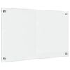 vidaXL Panel kuchenny przezroczysty 80 x 50 cm szkło hartowane
