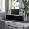 vidaXL Szafka pod TV, czarna, 120x34x30 cm, materiał drewnopochodny