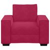 vidaXL Sofa Fotel Wino Czerwone 100x78x84 cm Aksamit
