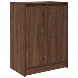 vidaXL Szafka na buty Brązowy Dąb 57x34x76 cm Drewno klejone