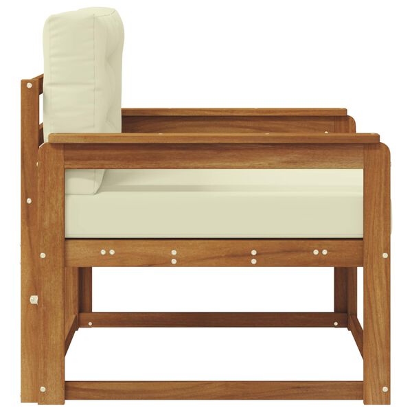 vidaXL Środkowa sofa ogrodowa Lite Drewno Akacji Naturalny