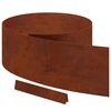 vidaXL Krawężnik do trawnika 4 szt. 450 x 25 cm Rdzawy
